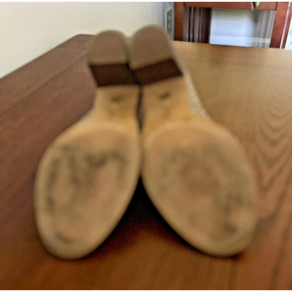 Vince Camuto Tan Tarita Laser Cut Bootie Lace Up Heels Women's Size 9M - Picture 5 of 9